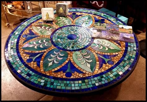 Mosaic furniture, Mosaic tiles diy, Glass mosaic art
