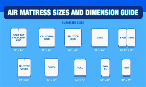 Air Mattress Sizes and Dimensions Guide-Explains Every Size