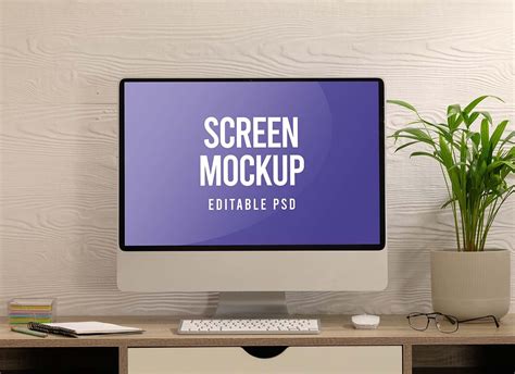 Editable Screen Mockup for Photoshop | iPad Mockups ~ Creative Market