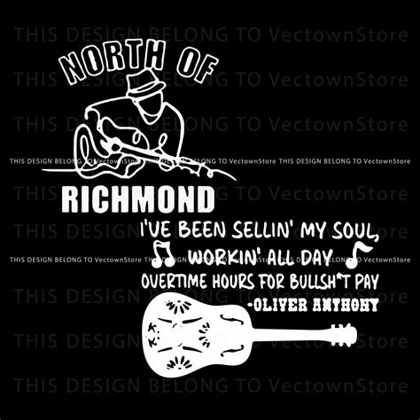 Rich Man North Of Richmond SVG Song Lyrics SVG Cricut File