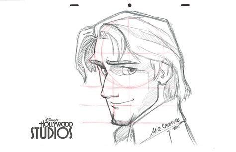 Learn to Draw: Flynn Rider from ‘Tangled’ at Disney’s Hollywood Studios | Disney Parks Blog