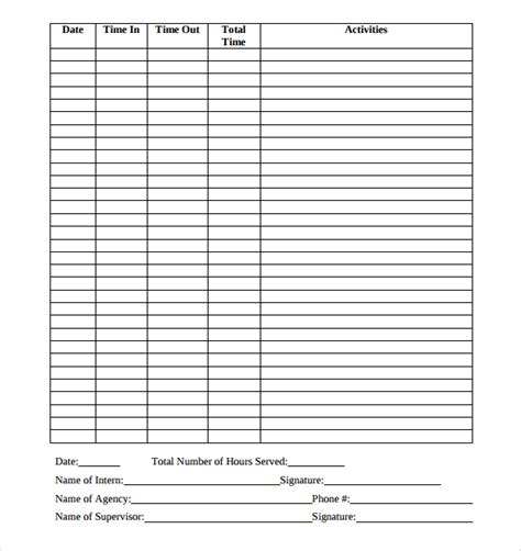 31+ Simple Timesheet Templates - DOC, PDF | Free & Premium Templates