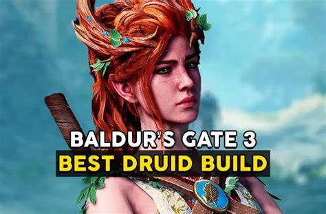 BG3 Best Druid Build - Latest Update New OP Druid Class Build