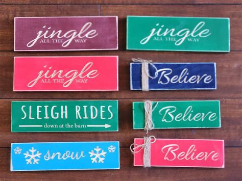 Rustic Christmas Signs Christmas Decorations Rustic Christmas Decor ...