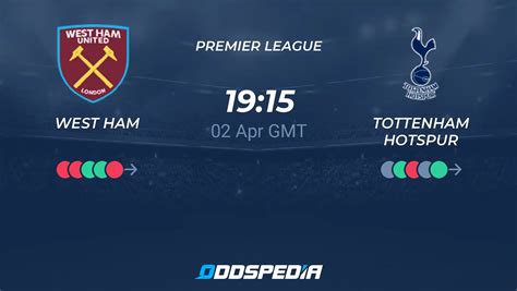 West Ham vs Tottenham Hotspur» Predictions, Odds, Live Score & Stats