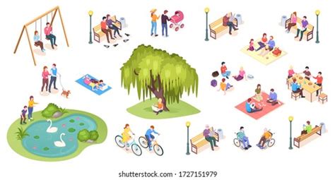 Various People Park Performing Leisure Outdoor Stock Vector (Royalty Free) 796101541 | Shutterstock