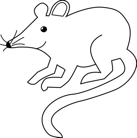 Mouse Line Drawing | Free download on ClipArtMag