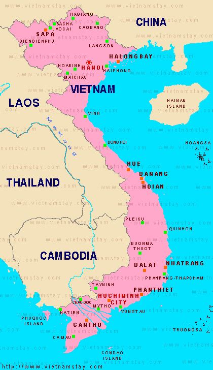 Vietnam Map