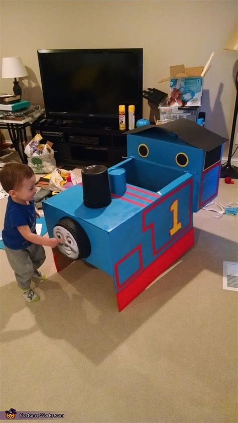 Thomas the Tank Engine Costume | Original DIY Costumes - Photo 6/7