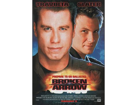 Broken Arrow Movie Poster 1996 Action One Sheet Artwork - Etsy