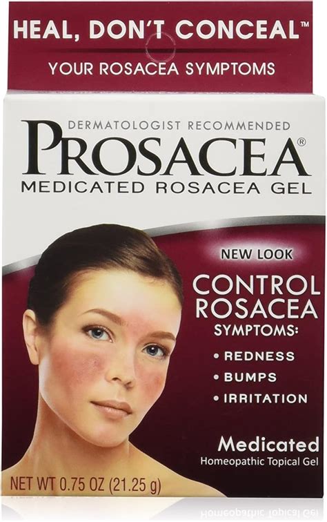 Amazon.com: Prosacea Rosacea Treatment Gel, 0.75 Ounce Tubes (Pack of 2 ...