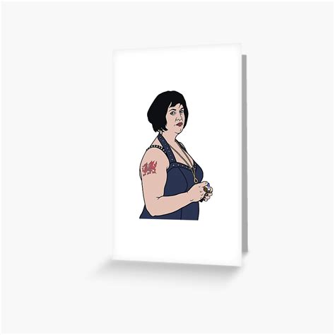 "Nessa - Gavin & Stacey" Greeting Card for Sale by DotworkOrange ...