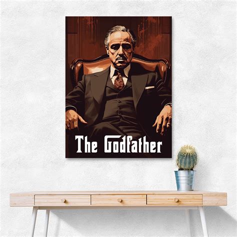 The Godfather 4 Poster Style Wall Art