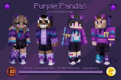 💜MCC 27 Purple Pandas Skins💜 a collab with u/broranger17 : r ...