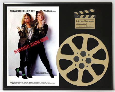 Desperately Seeking Susan Madonna, Arquette Limited Edition Movie Reel ...