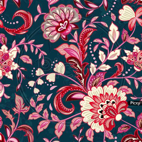 Image of Paisley Floral Design-JK379834-Picxy