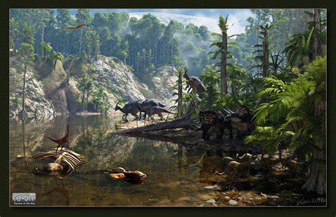 ArtStation - Jungle With Dinosaurs