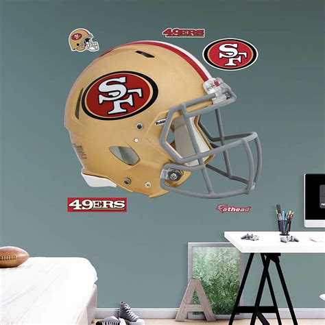 San Francisco 49ers Helmet Wall Decal | Shop Fathead® for San Francisco 49ers Decor