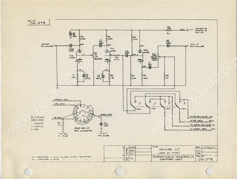 Vox AC30 circuit diagrams (schematics)