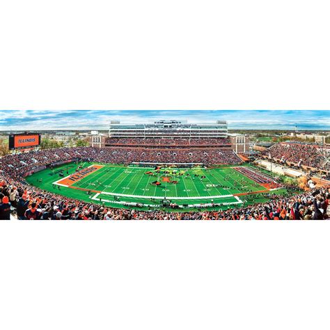 MasterPieces | Illinois Fighting Illini - 1000 Piece Panoramic Puzzle ...