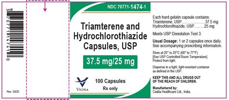 Triamterene and Hydrochlorothiazide Capsules - FDA prescribing ...