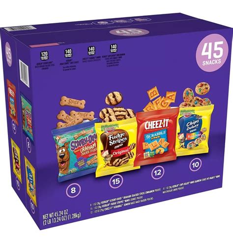 Galletas 45 Bolsas Scooby Cheez It M&m Importadas 1.28 Kg | Meses sin ...