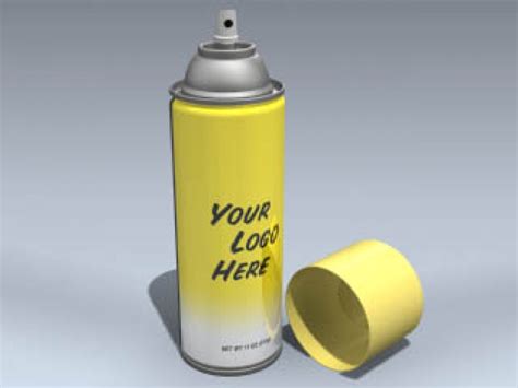 Aerosol Can 3d Model by Mesh Factory