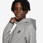 Nike Hoodie NSW Tech Fleece 24 - Grey Heather/Black Kids | www.unisportstore.com