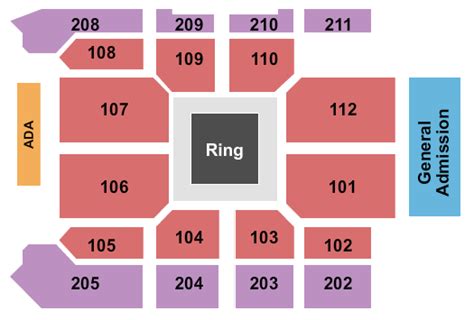 Wind Creek Event Center - MMA Seating Chart | Cheapo Ticketing