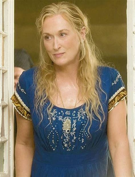 This blue dress Meryl Streep wears in "Mamma Mia" | Mamma mia, Meryl ...