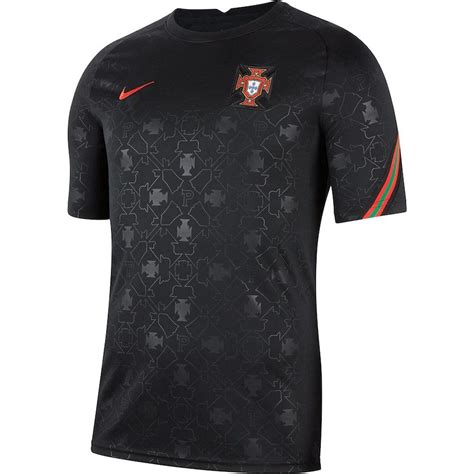 Portugal Kids Black Pre-Match Jersey 2020/21 | Authentic Nike Gear