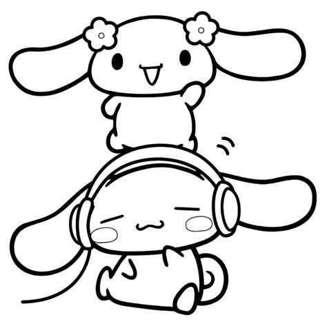 Printable Cinnamoroll Coloring Pages