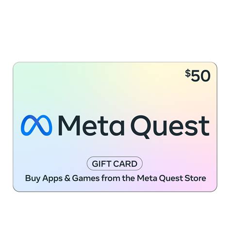 Meta Quest Gift Card 50 - [Digital] - Walmart.com