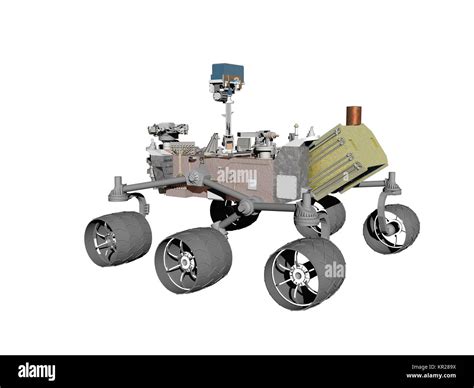 mars rover with camera isolated Stock Photo - Alamy