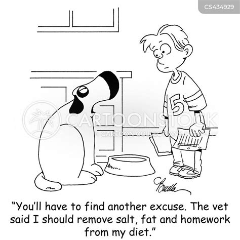 Homework Excuses Cartoons and Comics - funny pictures from CartoonStock