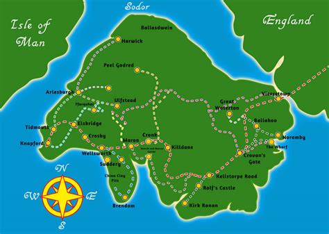 Thomas Scenarios: Island of Sodor Map by railyardman11 on DeviantArt