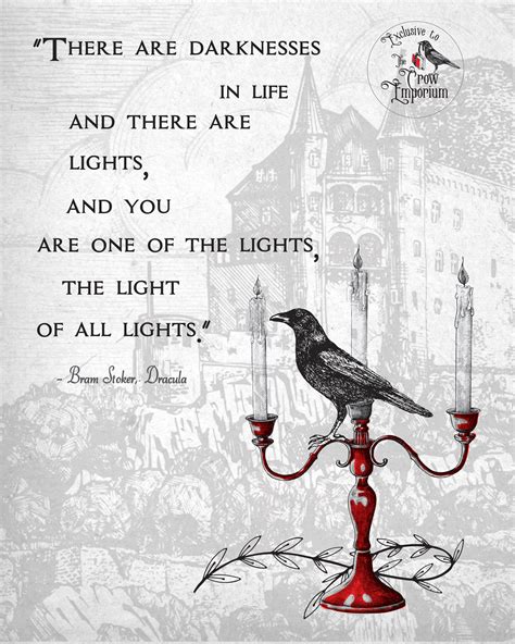 Dracula Quote Print - Exclusive to The Crow Emporium | Dracula quotes, Dracula, Quote prints