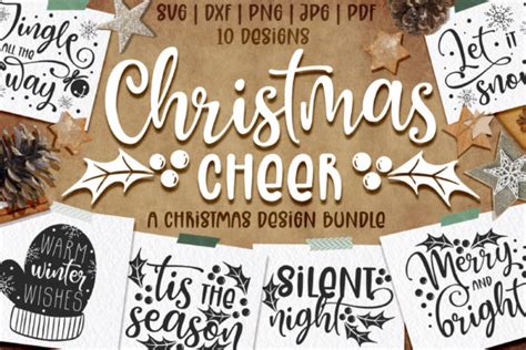 Christmas Quotes SVG | Cut Files Graphic by Brushed Rose · Creative Fabrica