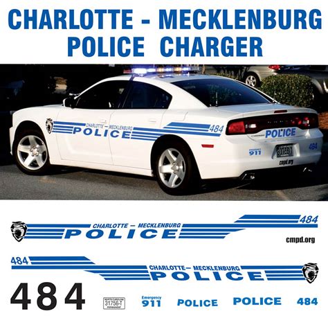 Charlotte-Mecklenburg Police, NC (North Carolina) – Charger – Bilbozodecals