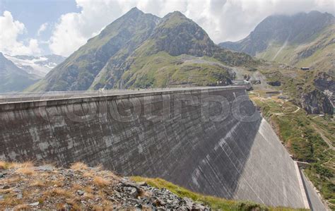 Dam Grande Dixence - Worlds highest gravity dam | Stock image | Colourbox