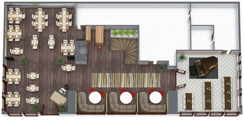 Restaurant Floor Plan Template Free