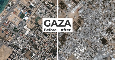 Satellite images show scale of destruction in Israel’s assault on Gaza ...