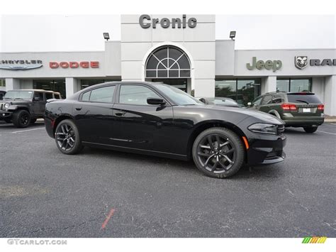 2019 Pitch Black Dodge Charger SXT #130048618 Photo #11 | GTCarLot.com ...