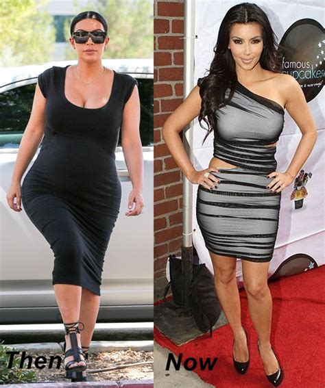 Kim Kardashian Post Baby Weight Loss Before And After Workout Plan