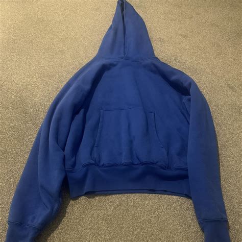 Yeezy GAP Hoodie Blue Worn a few... - Depop