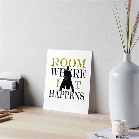 "Burr Room Where It Happens" Art Board Print for Sale by Kenda1 | Redbubble