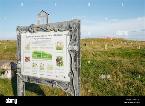 Spion Kop cemetery and nature reserve on The Headland, Hartlepool, England, UK Stock Photo - Alamy