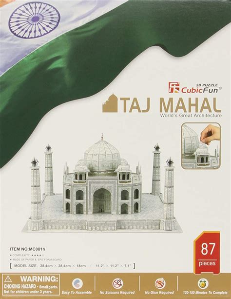 Taj Mahal 3D Puzzle with Book – TopToy