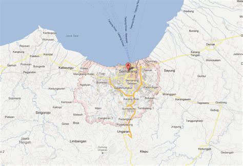 Semarang Map - Indonesia