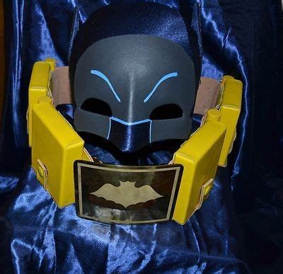 BATMAN 1966 ADAM WEST REPLICA COWL UTILITY BELT CAPE COSTUME PROP ...